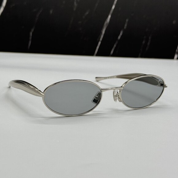 NEW BOTTEGA VENETA SUNGLASSES SILVER WOMEN EYEWEAR BOTTEGA VENETA BV1386S 007 main image 9
